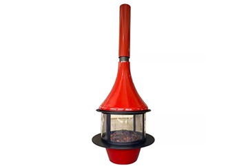 A New Suspended Hanging Fireplace Design-JBLGARDEN