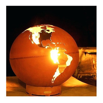 Weathering Steel Landscape Steel Sphere